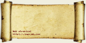 Hristina Peruničić vizit kartica